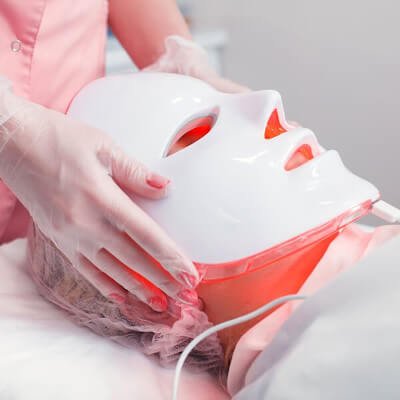 LED light therapy facial in Canterbury by Beauty Spa